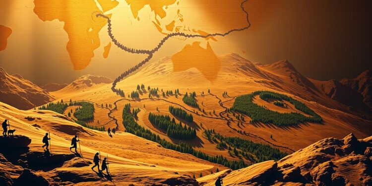 how early humans migrated across the world